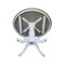 International Concepts Round 36 in Rd Top Ped Table, Dining Ht, White/Heather Gray, 36 W, 36 L, 29.1 in H, Wood K05-36RT - alternate 2